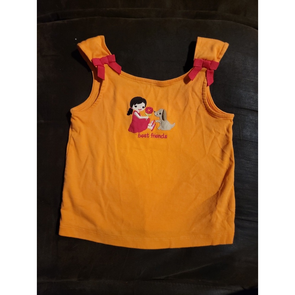 Gymboree pretty posies best friends‎ dog tank top size 5t